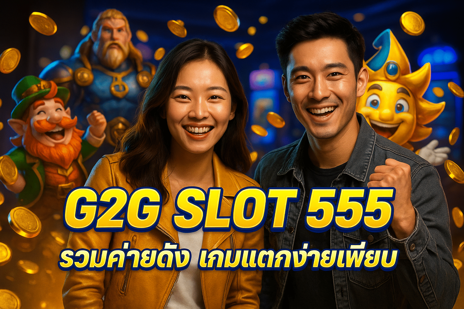 G2G SLOT 555 รวมค่ายดัง เกมแตกง่ายเพียบ