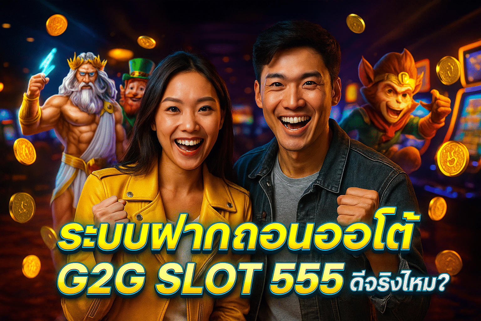 ระบบฝากถอนออโต้ G2G SLOT 555 ดีจริงไหม?