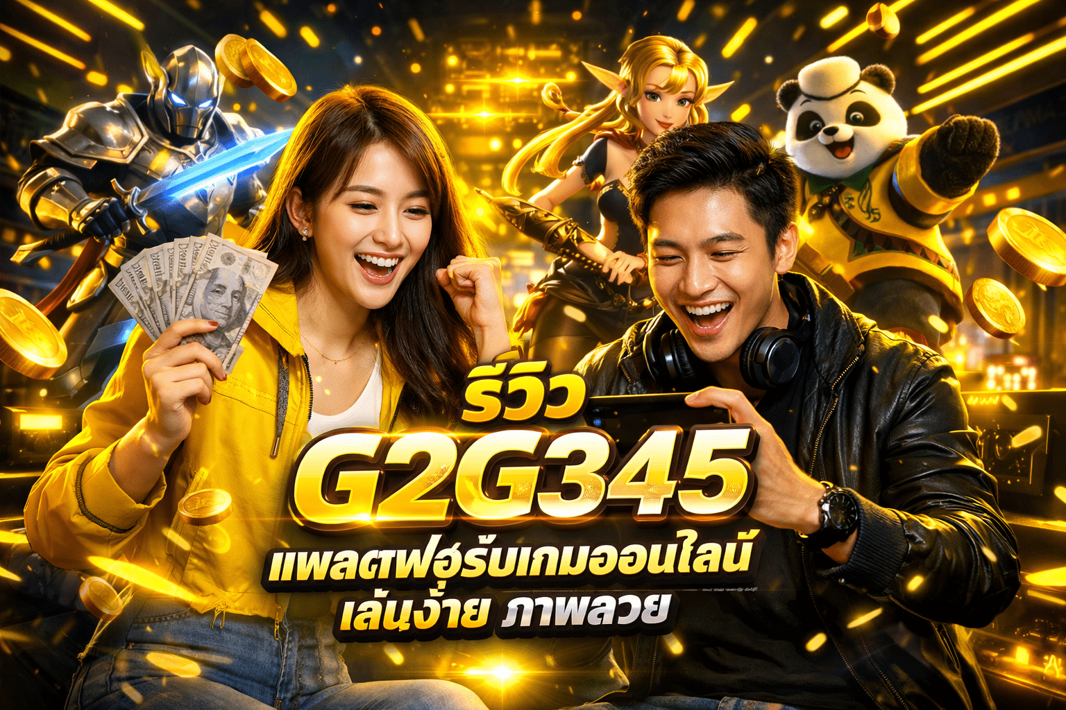 รีวิว G2G345 แพลตฟอร์มเกมออนไลน์ เล่นง่าย ภาพสวย