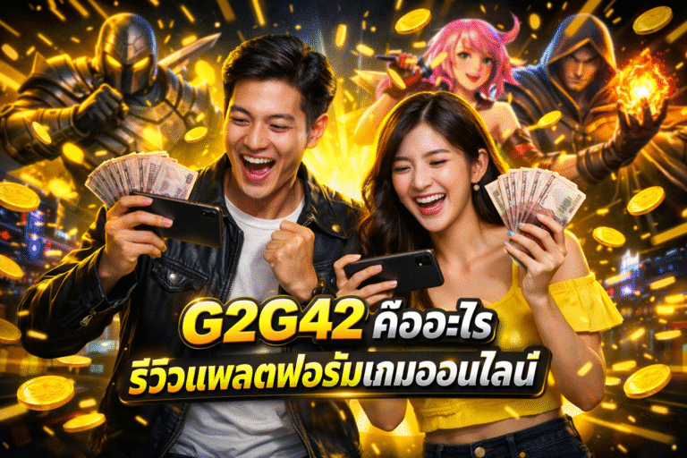 G2G42 คืออะไร รีวิวแพลตฟอร์มเกมออนไลน์