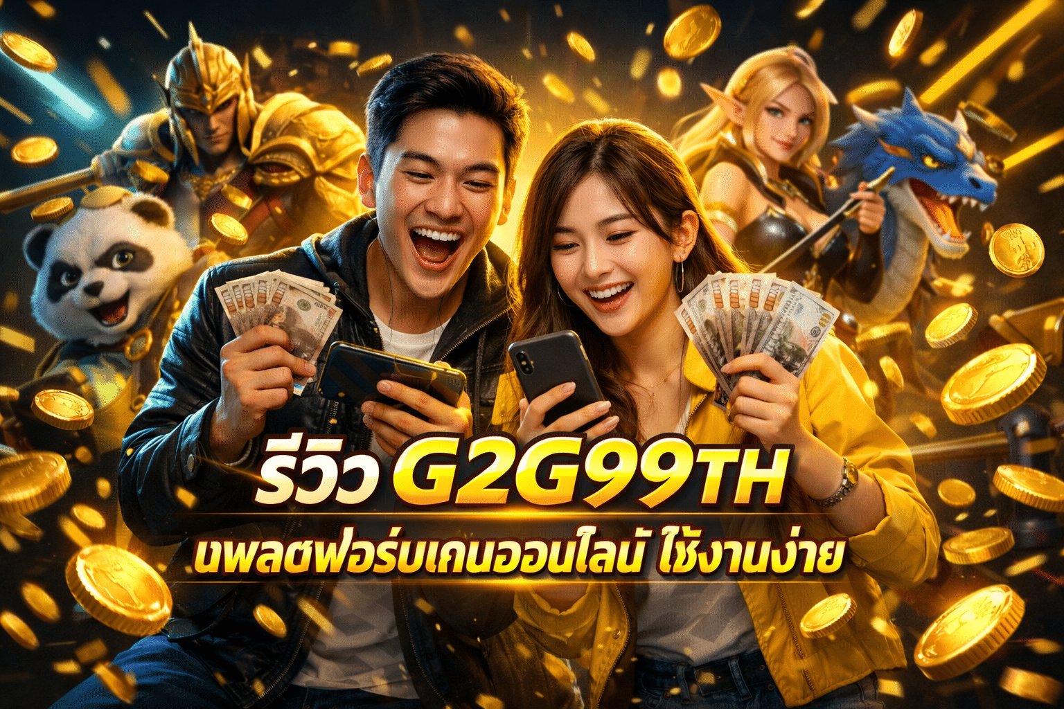 รีวิว G2G99TH แพลตฟอร์มเกมออนไลน์ ใช้งานง่าย